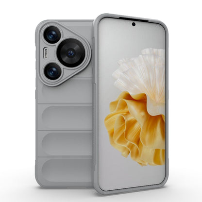 Huawei Pura 70 Pro Shock Absorbent Magic Shield TPU + Flannel Phone Case, Featuring Ridged Drop Protection, Bright Colours & Easy Access