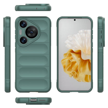 Huawei Pura 70 Pro Shock Absorbent Magic Shield TPU + Flannel Phone Case, Featuring Ridged Drop Protection, Bright Colours & Easy Access