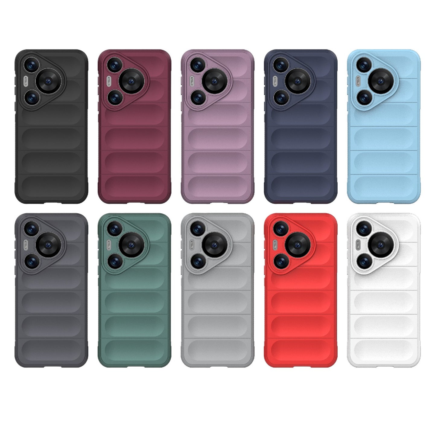 Huawei Pura 70 Pro Shock Absorbent Magic Shield TPU + Flannel Phone Case, Featuring Ridged Drop Protection, Bright Colours & Easy Access