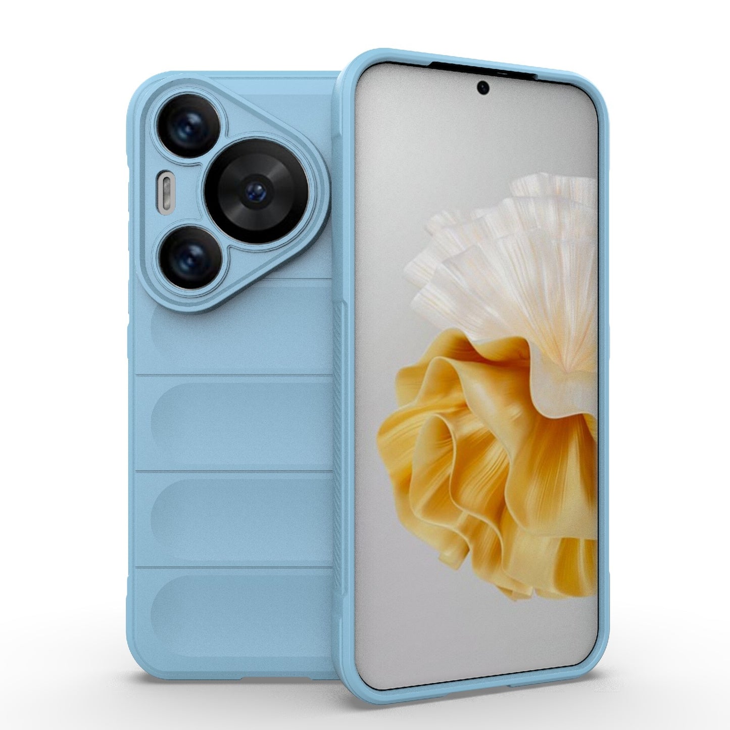 Huawei Pura 70 Pro Shock Absorbent Magic Shield TPU + Flannel Phone Case, Featuring Ridged Drop Protection, Bright Colours & Easy Access