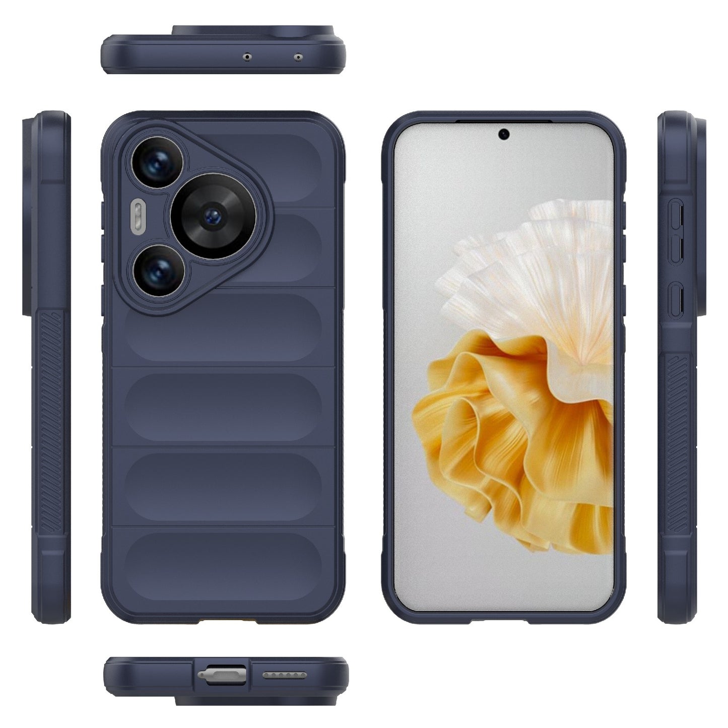Huawei Pura 70 Pro Shock Absorbent Magic Shield TPU + Flannel Phone Case, Featuring Ridged Drop Protection, Bright Colours & Easy Access