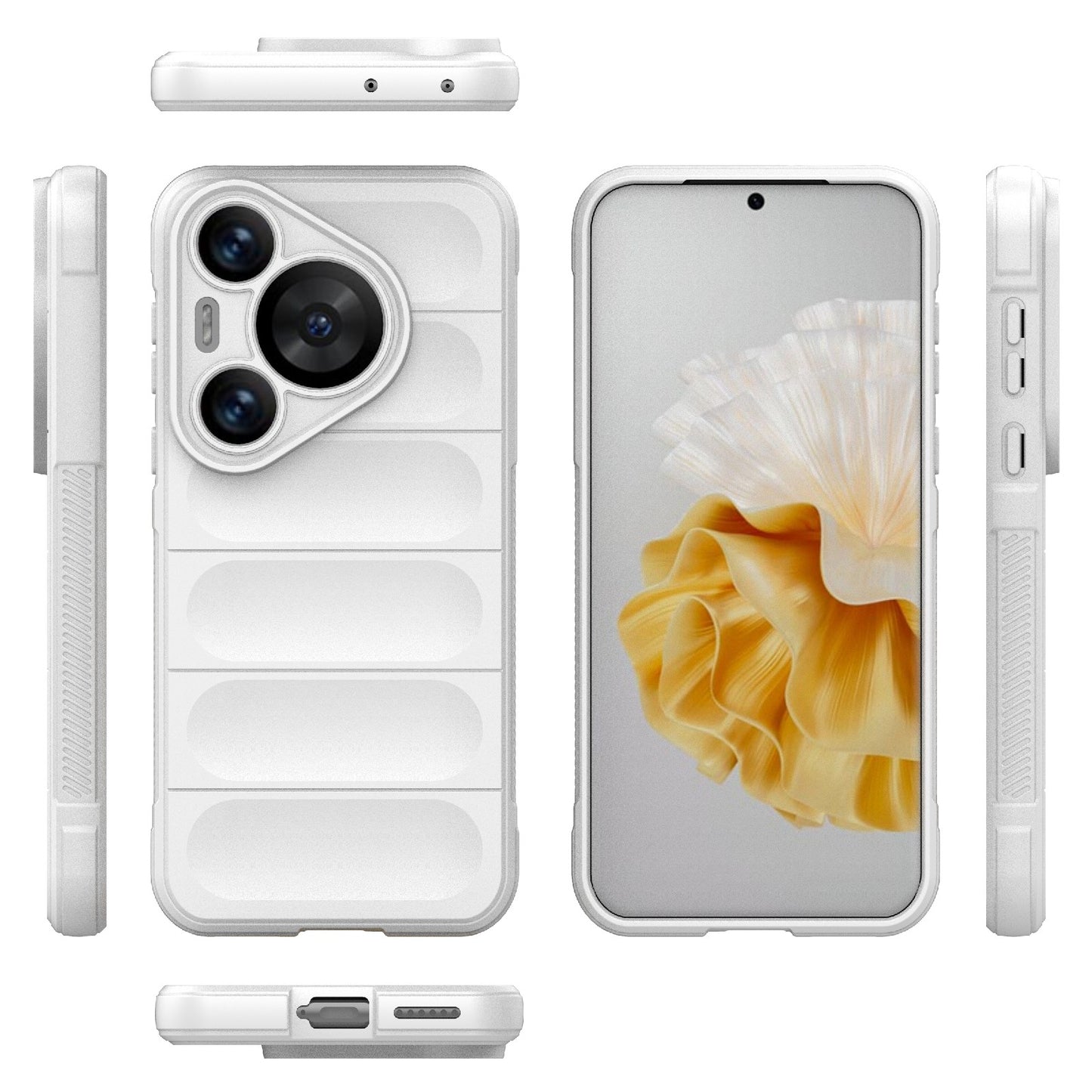 Huawei Pura 70 Pro+ Shock Absorbent Magic Shield TPU + Flannel Phone Case, Featuring Ridged Drop Protection, Bright Colours & Easy Access