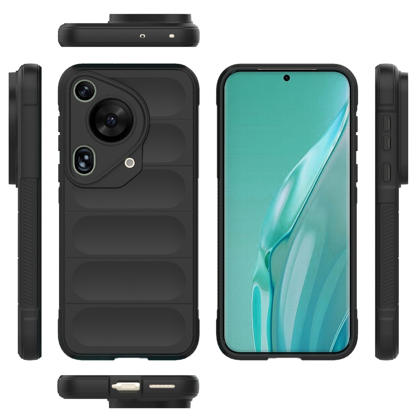 Huawei Pura 70 Ultra Shock Absorbent Magic Shield TPU + Flannel Phone Case, Featuring Ridged Drop Protection, Bright Colours & Easy Access