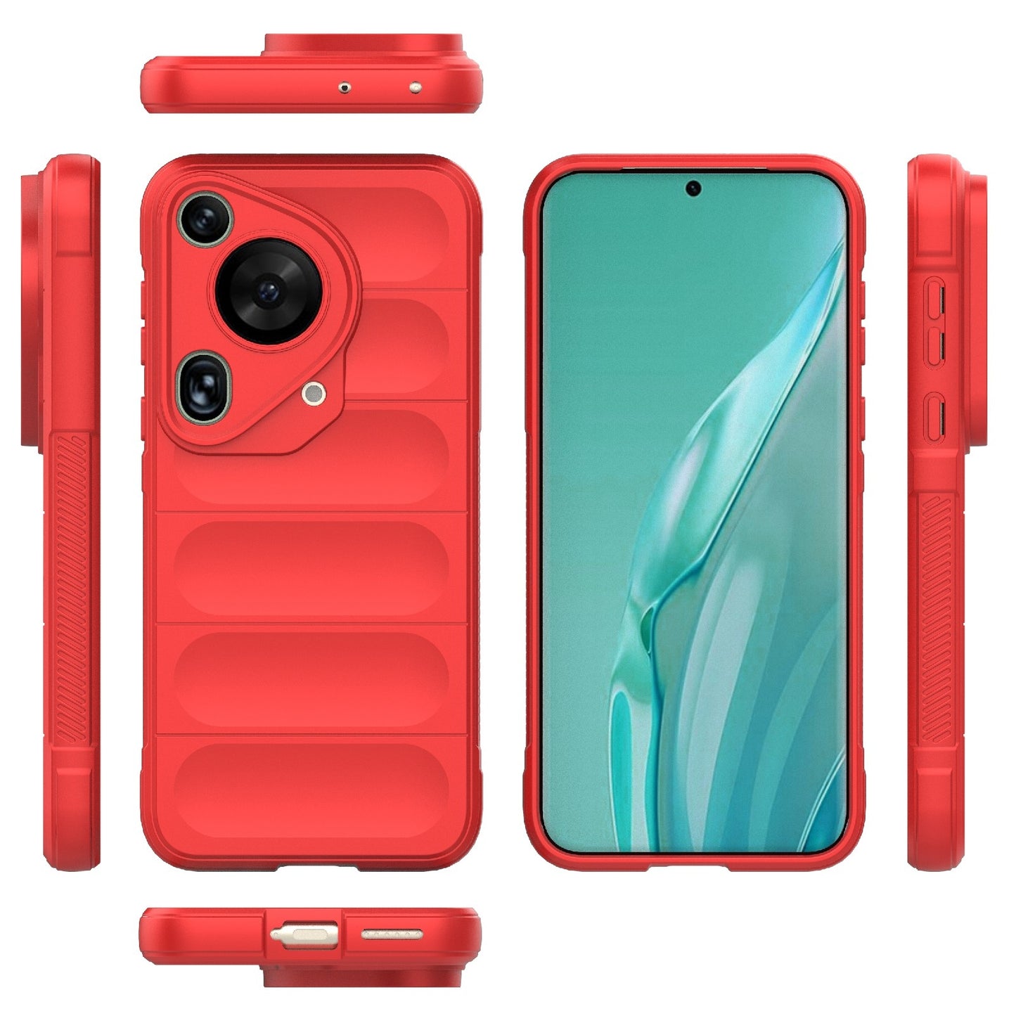 Huawei Pura 70 Ultra Shock Absorbent Magic Shield TPU + Flannel Phone Case, Featuring Ridged Drop Protection, Bright Colours & Easy Access