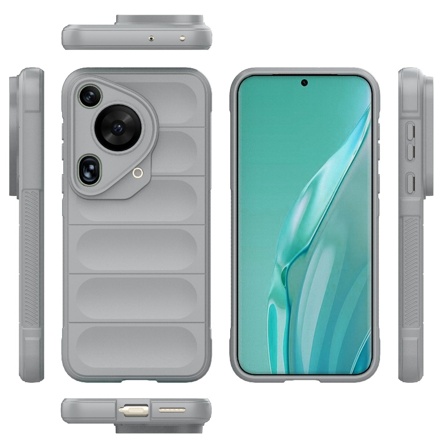 Huawei Pura 70 Ultra Shock Absorbent Magic Shield TPU + Flannel Phone Case, Featuring Ridged Drop Protection, Bright Colours & Easy Access