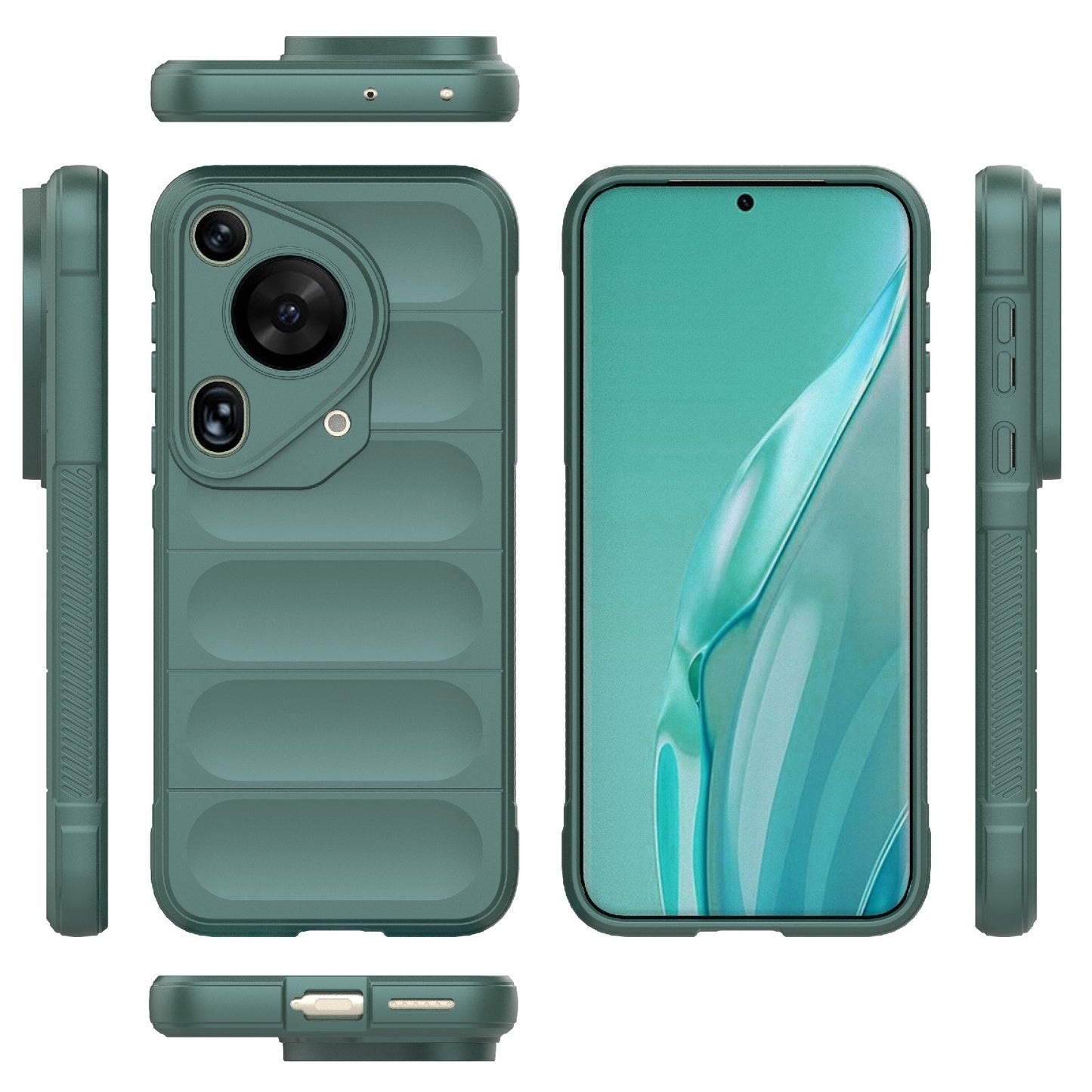 Huawei Pura 70 Ultra Shock Absorbent Magic Shield TPU + Flannel Phone Case, Featuring Ridged Drop Protection, Bright Colours & Easy Access