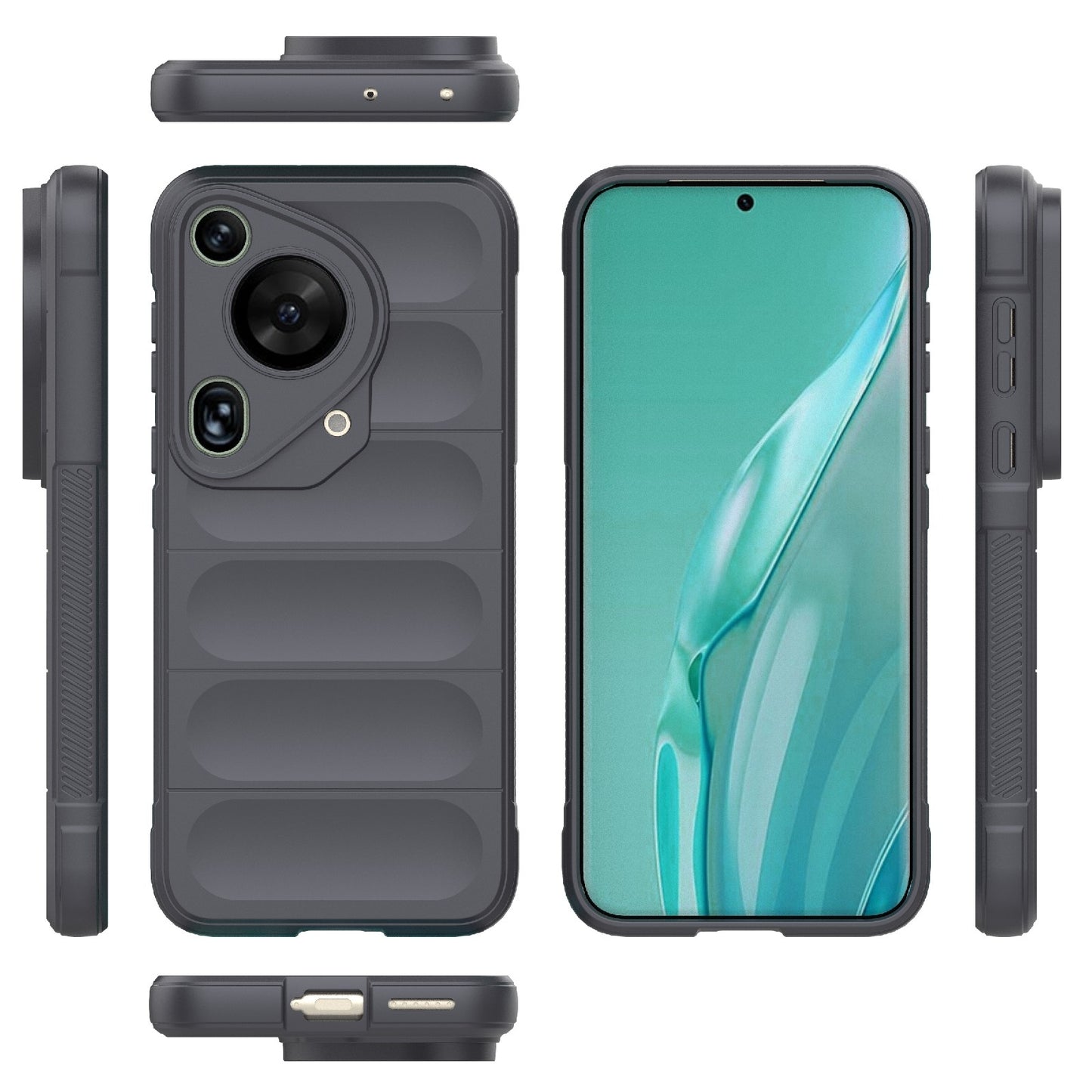 Huawei Pura 70 Ultra Shock Absorbent Magic Shield TPU + Flannel Phone Case, Featuring Ridged Drop Protection, Bright Colours & Easy Access