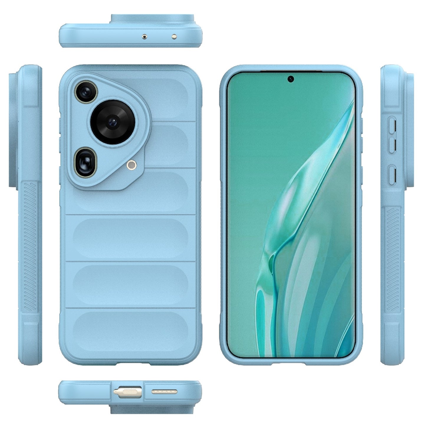 Huawei Pura 70 Ultra Shock Absorbent Magic Shield TPU + Flannel Phone Case, Featuring Ridged Drop Protection, Bright Colours & Easy Access