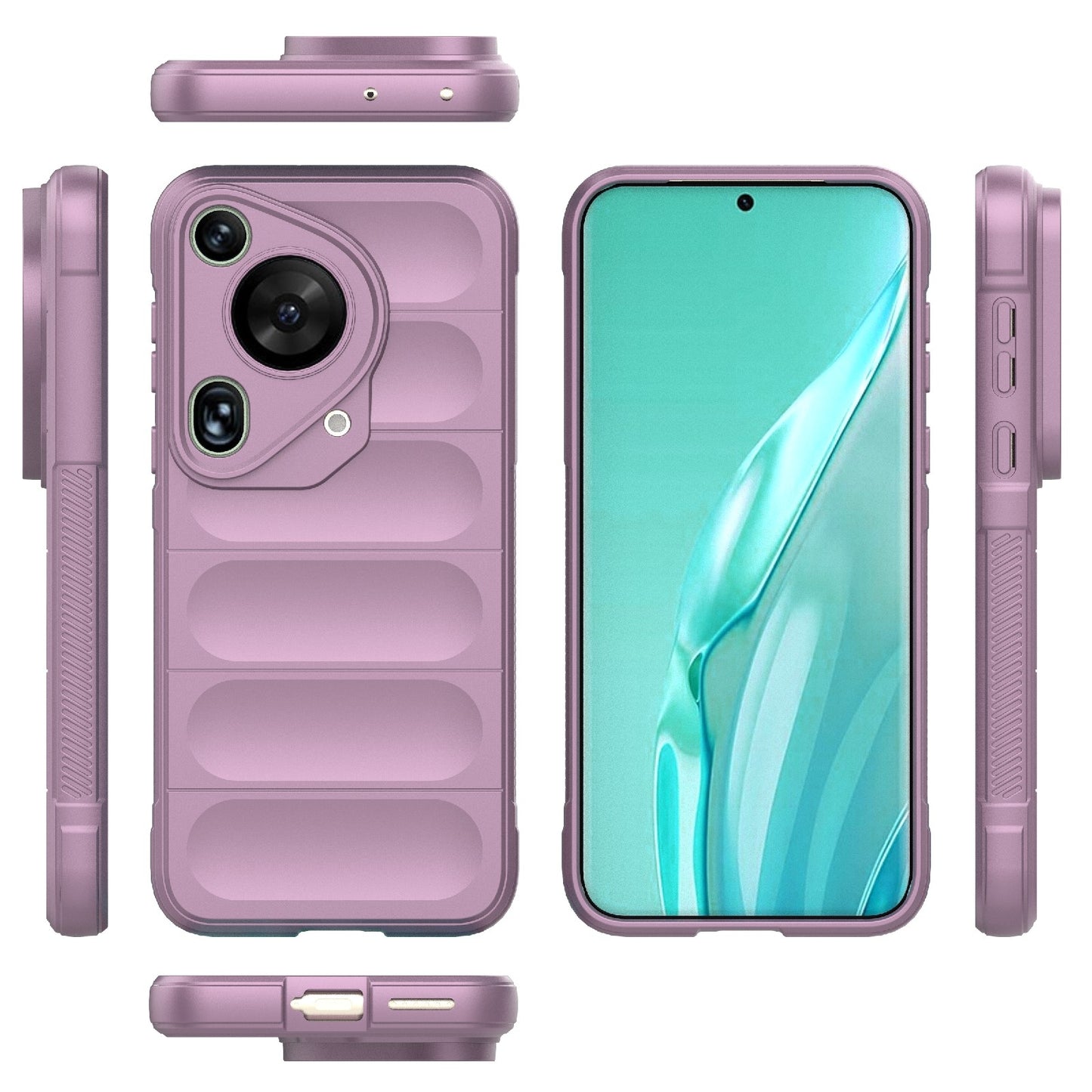 Huawei Pura 70 Ultra Shock Absorbent Magic Shield TPU + Flannel Phone Case, Featuring Ridged Drop Protection, Bright Colours & Easy Access