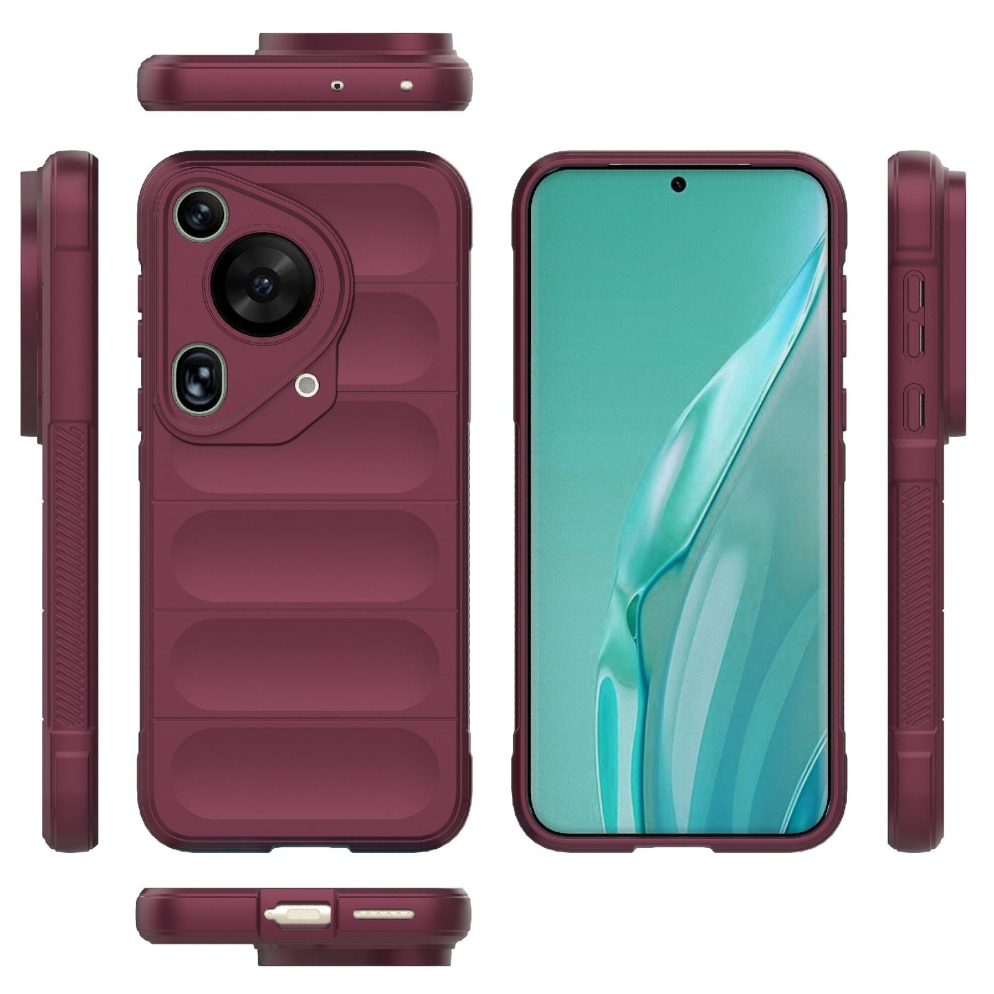 Huawei Pura 70 Ultra Shock Absorbent Magic Shield TPU + Flannel Phone Case, Featuring Ridged Drop Protection, Bright Colours & Easy Access