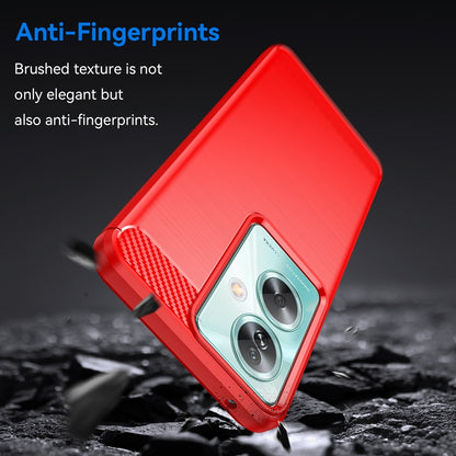 OPPO A79 5G Carbon Fiber Brushed Texture TPU Protective Phone Case Shockproof Slim Cover