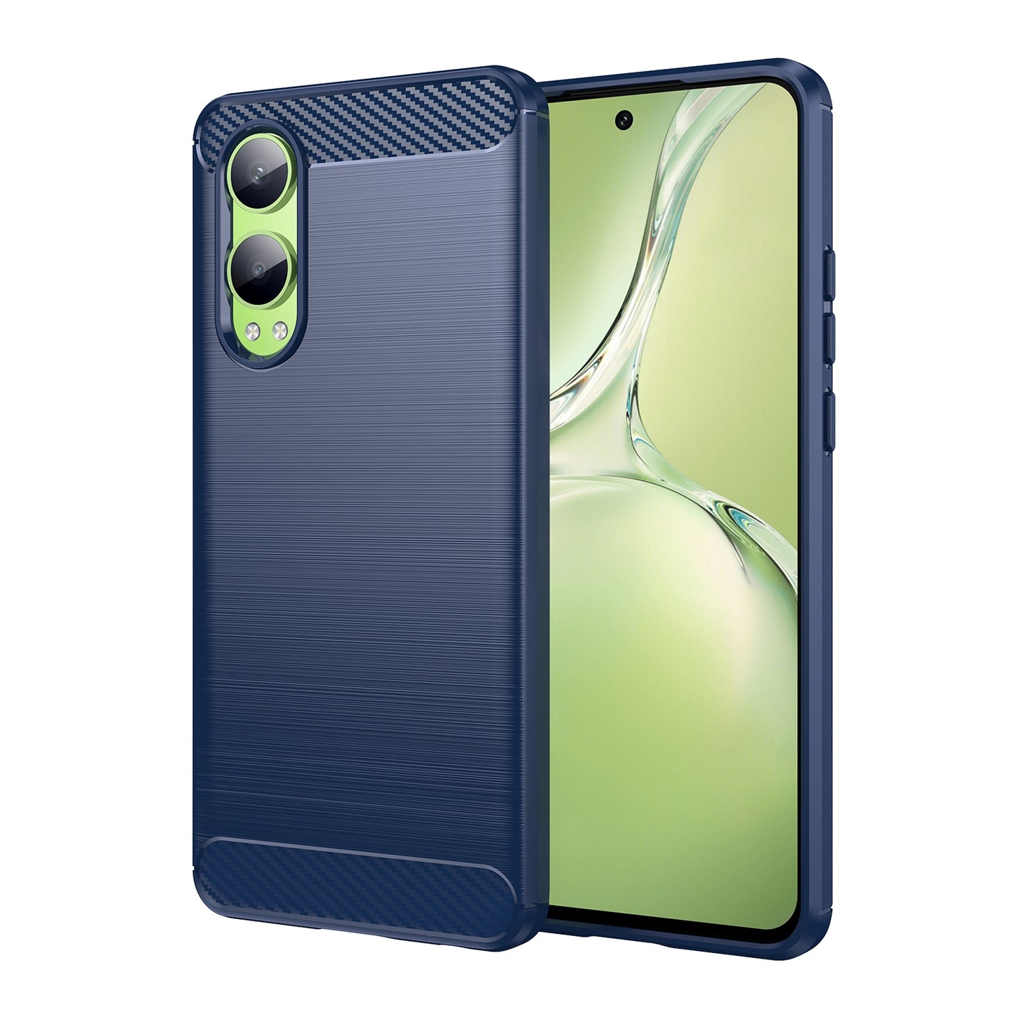 OPPO K12x Carbon Fibre Brushed Texture TPU Protective Phone Case Shockproof Slim Cover