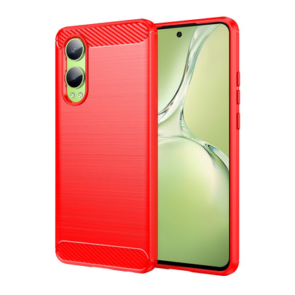 OPPO K12x Carbon Fibre Brushed Texture TPU Protective Phone Case Shockproof Slim Cover