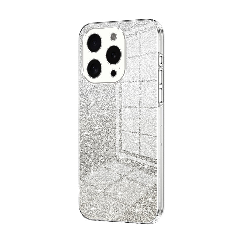 iPhone 15 Pro Glitter Powder Electroplated Gradient Phone Case – Fashionable & Luxurious with Anti-Fingerprint Coating, Shock-Absorption, and Lens Protection