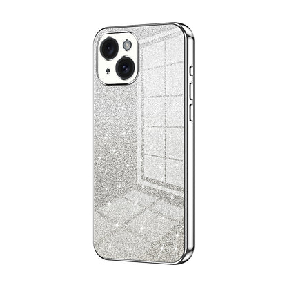 iPhone 15 Glitter Powder Electroplated Gradient Phone Case – Fashionable & Luxurious with Anti-Fingerprint Coating, Shock-Absorption, and Lens Protection