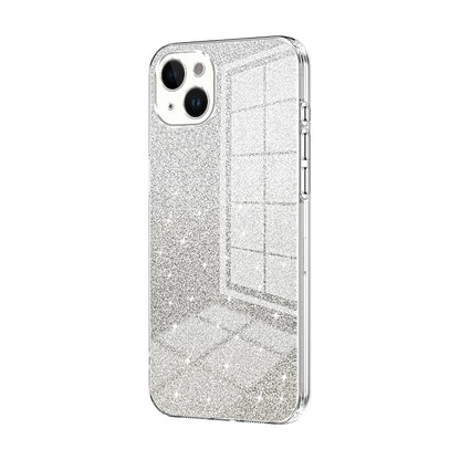 iPhone 14 Plus Glitter Powder Electroplated Gradient Phone Case – Fashionable & Luxurious with Anti-Fingerprint Coating, Shock-Absorption, and Lens Protection