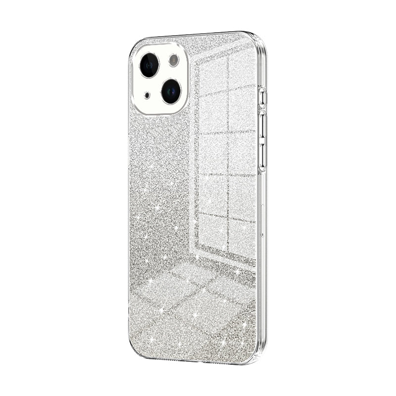 iPhone 14 Glitter Powder Electroplated Gradient Phone Case – Fashionable & Luxurious with Anti-Fingerprint Coating, Shock-Absorption, and Lens Protection