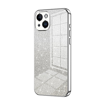 iPhone 14 Glitter Powder Electroplated Gradient Phone Case – Fashionable & Luxurious with Anti-Fingerprint Coating, Shock-Absorption, and Lens Protection