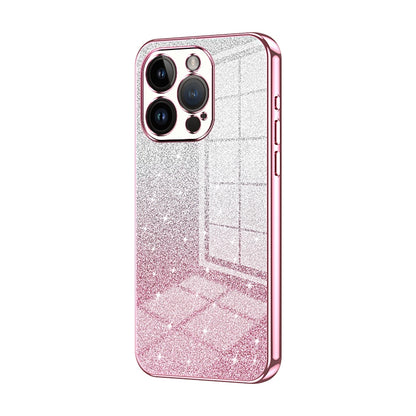 iPhone 14 Pro Glitter Powder Electroplated Gradient Phone Case – Fashionable & Luxurious with Anti-Fingerprint Coating, Shock-Absorption, and Lens Protection