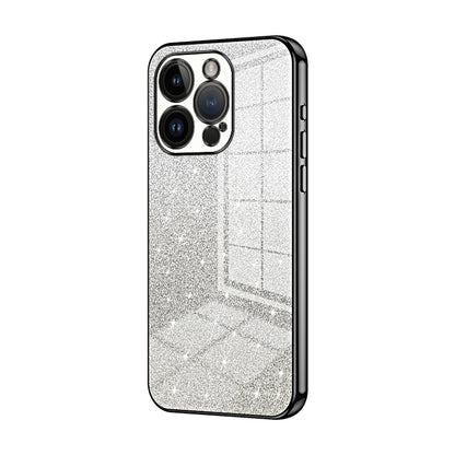 iPhone 14 Pro Glitter Powder Electroplated Gradient Phone Case – Fashionable & Luxurious with Anti-Fingerprint Coating, Shock-Absorption, and Lens Protection