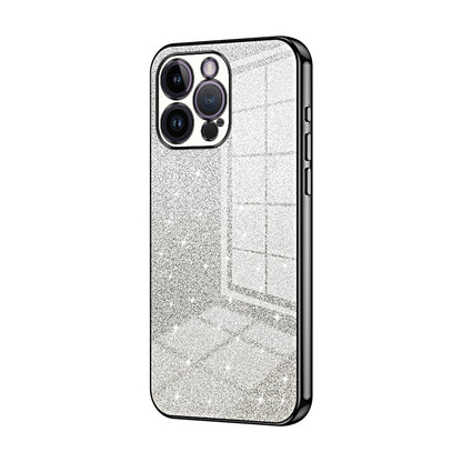 iPhone 14 Pro Max Glitter Powder Electroplated Gradient Phone Case – Fashionable & Luxurious with Anti-Fingerprint Coating, Shock-Absorption, and Lens Protection