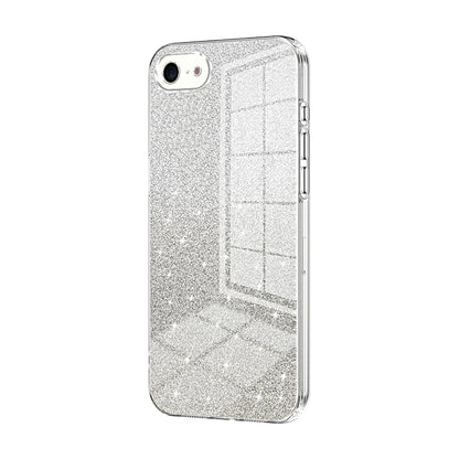 iPhone SE 2020 Glitter Powder Electroplated Gradient Phone Case – Fashionable & Luxurious with Anti-Fingerprint Coating, Shock-Absorption, and Lens Protection