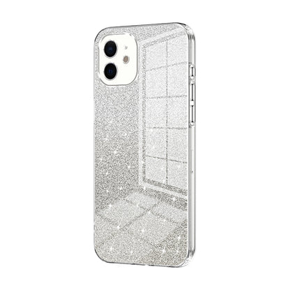 iPhone 12 Glitter Powder Electroplated Gradient Phone Case – Fashionable & Luxurious with Anti-Fingerprint Coating, Shock-Absorption, and Lens Protection
