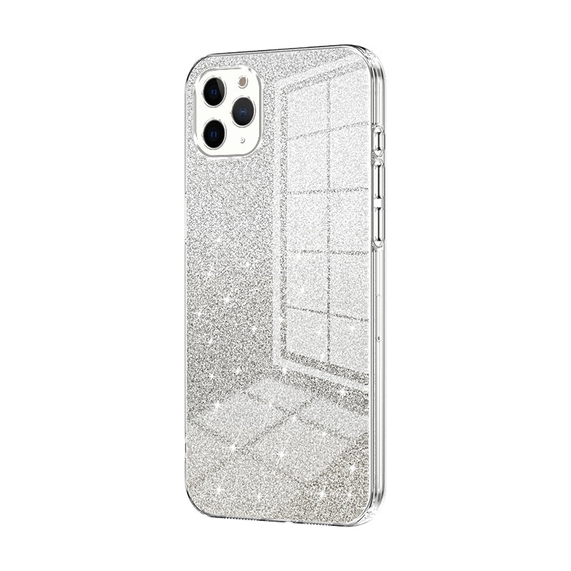 iPhone 11 Pro Max Glitter Powder Electroplated Gradient Phone Case – Fashionable & Luxurious with Anti-Fingerprint Coating, Shock-Absorption, and Lens Protection