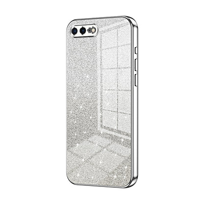 iPhone 7 Plus Glitter Powder Electroplated Gradient Phone Case – Fashionable & Luxurious with Anti-Fingerprint Coating, Shock-Absorption, and Lens Protection