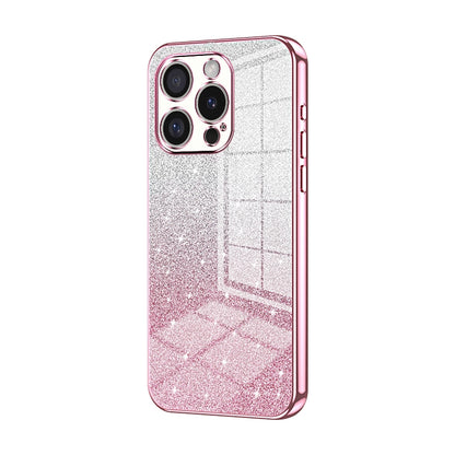 iPhone 16 Pro Glitter Powder Electroplated Gradient Phone Case – Fashionable & Luxurious with Anti-Fingerprint Coating, Shock-Absorption, and Lens Protection