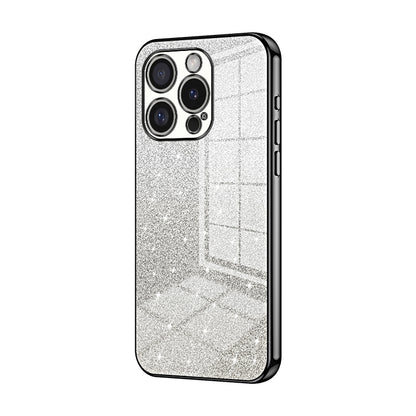 iPhone 16 Pro Glitter Powder Electroplated Gradient Phone Case – Fashionable & Luxurious with Anti-Fingerprint Coating, Shock-Absorption, and Lens Protection