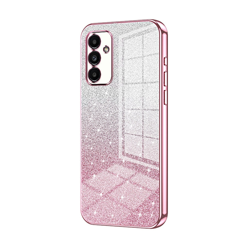 Samsung Galaxy A13 5G Glitter Powder Electroplated Gradient Phone Case – Fashionable & Luxurious with Anti-Fingerprint Coating, Shock-Absorption, and Lens Protection