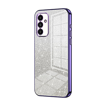 Samsung Galaxy A14 5G Glitter Powder Electroplated Gradient Phone Case – Fashionable & Luxurious with Anti-Fingerprint Coating, Shock-Absorption, and Lens Protection