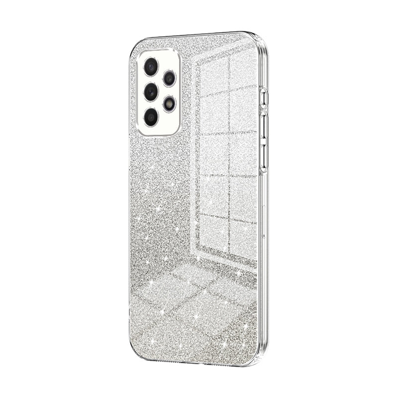Samsung Galaxy A32 4G Glitter Powder Electroplated Gradient Phone Case – Fashionable & Luxurious with Anti-Fingerprint Coating, Shock-Absorption, and Lens Protection