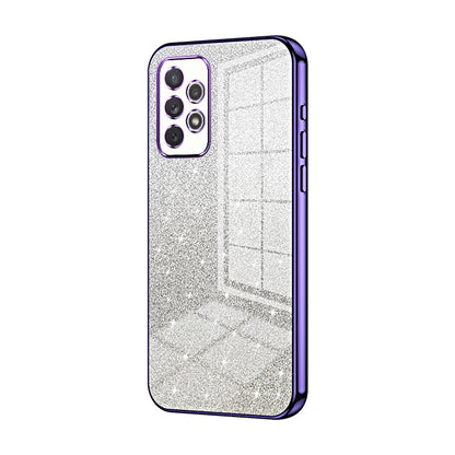 Samsung Galaxy A72 5G Glitter Powder Electroplated Gradient Phone Case – Fashionable & Luxurious with Anti-Fingerprint Coating, Shock-Absorption, and Lens Protection