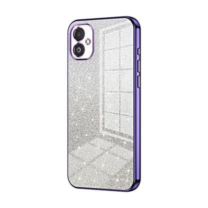 Samsung Galaxy F14 5G Glitter Powder Electroplated Gradient Phone Case – Fashionable & Luxurious with Anti-Fingerprint Coating, Shock-Absorption, and Lens Protection