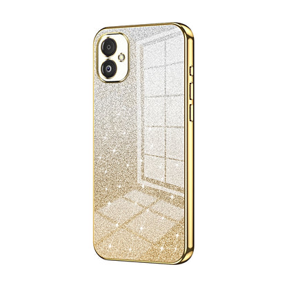 Samsung Galaxy F14 5G Glitter Powder Electroplated Gradient Phone Case – Fashionable & Luxurious with Anti-Fingerprint Coating, Shock-Absorption, and Lens Protection