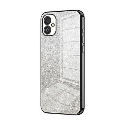 Samsung Galaxy F14 5G Glitter Powder Electroplated Gradient Phone Case – Fashionable & Luxurious with Anti-Fingerprint Coating, Shock-Absorption, and Lens Protection