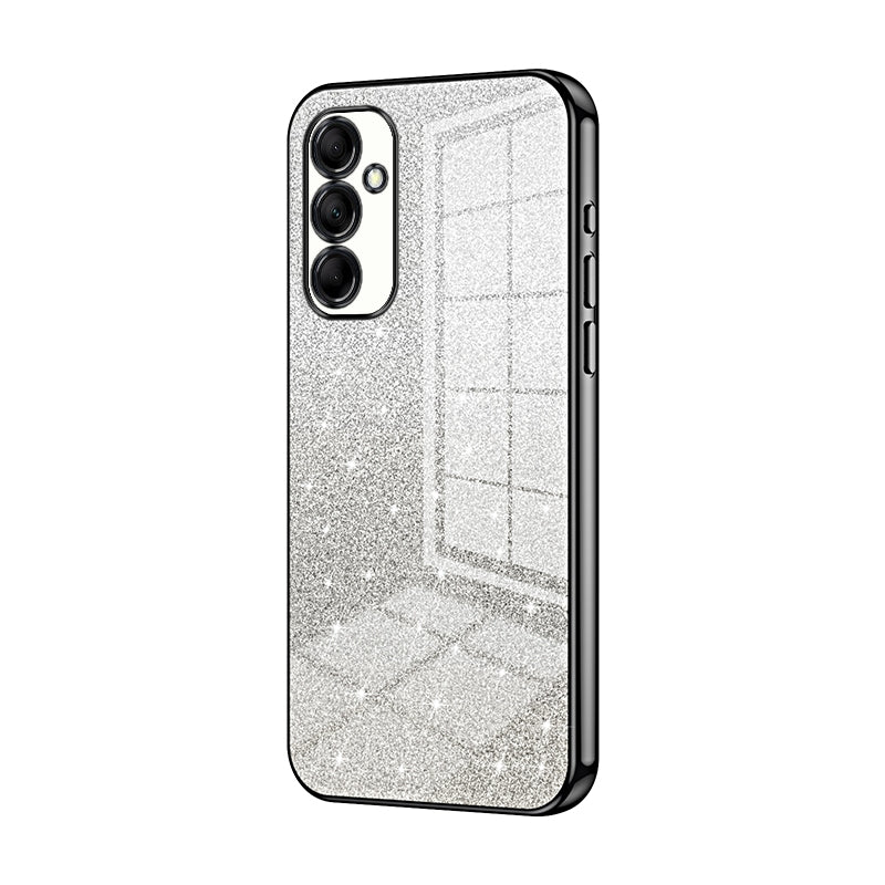 Samsung Galaxy M14 Glitter Powder Electroplated Gradient Phone Case – Fashionable & Luxurious with Anti-Fingerprint Coating, Shock-Absorption, and Lens Protection
