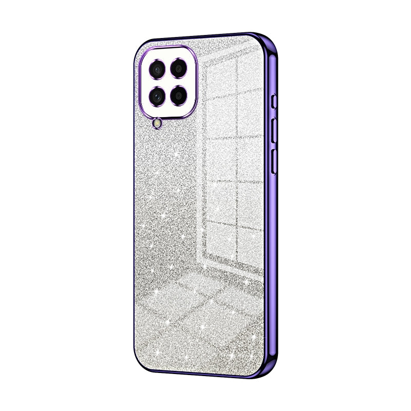 Samsung Galaxy M53 5G Glitter Powder Electroplated Gradient Phone Case – Fashionable & Luxurious with Anti-Fingerprint Coating, Shock-Absorption, and Lens Protection