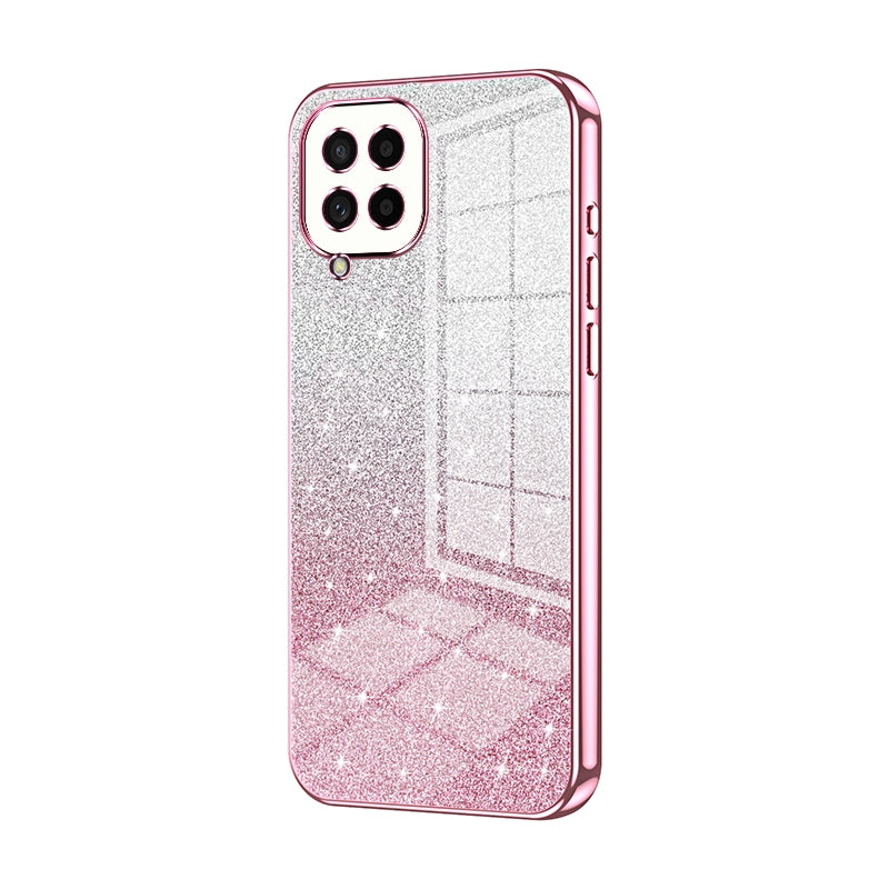 Samsung Galaxy M53 5G Glitter Powder Electroplated Gradient Phone Case – Fashionable & Luxurious with Anti-Fingerprint Coating, Shock-Absorption, and Lens Protection