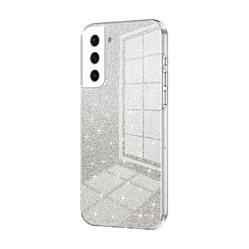 Samsung Galaxy S21 5G Glitter Powder Electroplated Gradient Phone Case – Fashionable & Luxurious with Anti-Fingerprint Coating, Shock-Absorption, and Lens Protection