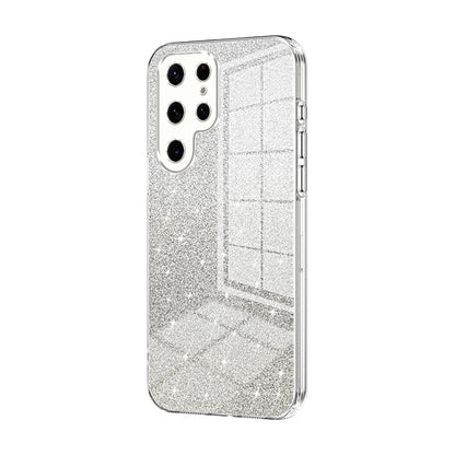 Samsung Galaxy S22 Ultra 5G Glitter Powder Electroplated Gradient Phone Case – Fashionable & Luxurious with Anti-Fingerprint Coating, Shock-Absorption, and Lens Protection