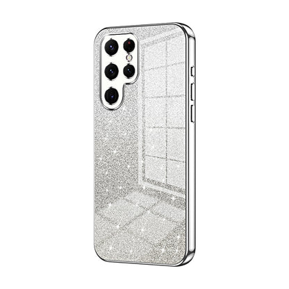 Samsung Galaxy S22 Ultra 5G Glitter Powder Electroplated Gradient Phone Case – Fashionable & Luxurious with Anti-Fingerprint Coating, Shock-Absorption, and Lens Protection
