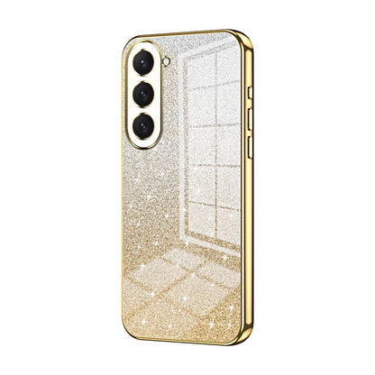Samsung Galaxy S23 5G Glitter Powder Electroplated Gradient Phone Case – Fashionable & Luxurious with Anti-Fingerprint Coating, Shock-Absorption, and Lens Protection