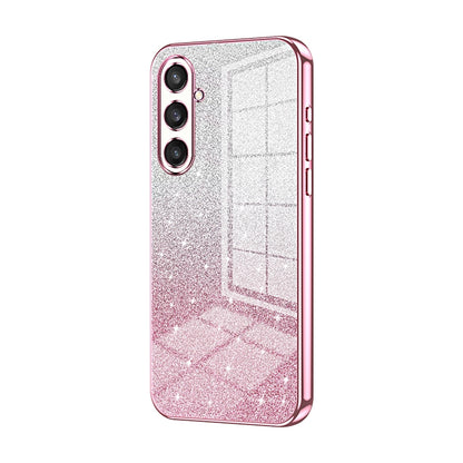 Samsung Galaxy S23 FE 5G Glitter Powder Electroplated Gradient Phone Case – Fashionable & Luxurious with Anti-Fingerprint Coating, Shock-Absorption, and Lens Protection