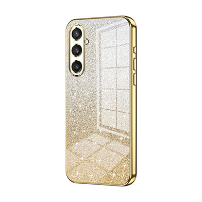 Samsung Galaxy S23 FE 5G Glitter Powder Electroplated Gradient Phone Case – Fashionable & Luxurious with Anti-Fingerprint Coating, Shock-Absorption, and Lens Protection