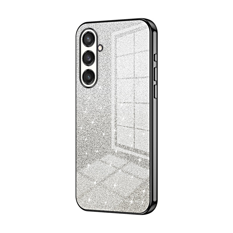 Samsung Galaxy S23 FE 5G Glitter Powder Electroplated Gradient Phone Case – Fashionable & Luxurious with Anti-Fingerprint Coating, Shock-Absorption, and Lens Protection