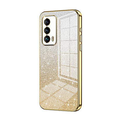 Meizu 18 Glitter Powder Electroplated Gradient Phone Case – Fashionable & Luxurious with Anti-Fingerprint Coating, Shock-Absorption, and Lens Protection