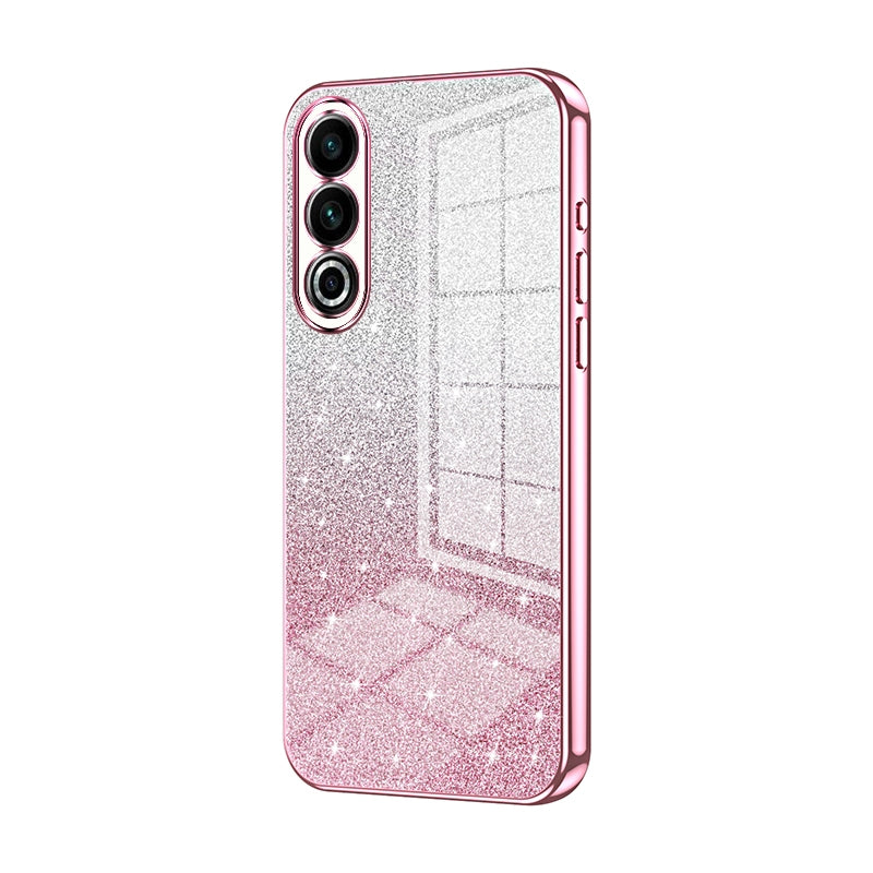 Meizu 20 Glitter Powder Electroplated Gradient Phone Case – Fashionable & Luxurious with Anti-Fingerprint Coating, Shock-Absorption, and Lens Protection